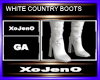 WHITE COUNTRY BOOTS
