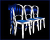 Blue Wed Chairs