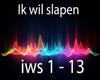 Ik wil slapen