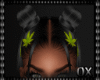 ♛OX  Hair Black