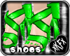 *KF™ Green Bow Heels