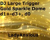 DJ Large Gold Sparkle