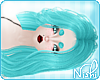 [Nish] Neko Teal Hair