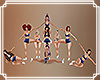 Cheerleader Group Pose