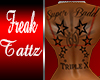 Freak Back tattoo