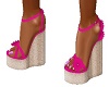 PINK WEDGE SHOES
