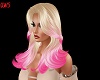 Blonde/Pink Casual Hair