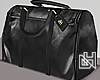 DH. Black Duffel Bag