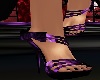 [LS] violet&black heels