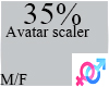 C. 35% Avatar Scaler