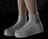 *c White High Sneakers
