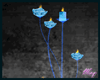 Rose Candles Blue