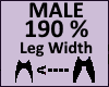 Leg Thigh Scaler 190%