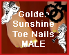 Golden Toe Nails MALE
