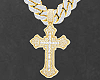 Vvs Fleur Cross 18k