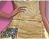 RLL. Gold Shiny Skirt