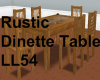 Rustic Dinette Table