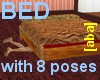 [aba] Bed with 8 poses