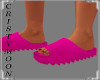 *CM*NEON SLIDES PINK-F