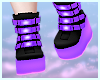 ☾ Neon Purple Boots