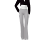 Black and white suit