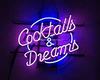 Cocktails & Dreams Sign