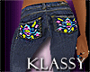 XXL!Neon Runes Jeans