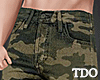 Camouflage Ripped Jeans