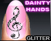 Pink Nails Glitter 05