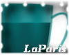(LA) Turqoise Coffee Cup