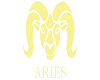 Aries Headsign Gold