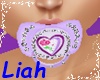 Lilac Hearts Paci