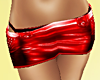 !Metal Miniskirt - Red