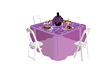 Guest Table Purple