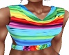 COLORFUL STRIPE BACKLESS