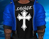 +SAVAGE JKT BLUE V2+