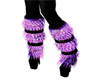 black n purple boots