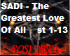 SADI - The Greatest Love