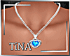 Heart Blue Necklaces