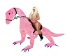 Pink Ridable Lizard