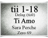 Ti Amo/Sara Perche