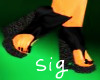 SIG Wedge shoe blk