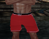 Red Swimming Trunks