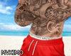 M. Muscle Shorts+Tattoos