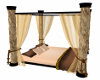 Marble Column Canopy Bed
