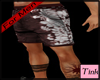 M- shorts with tattoos