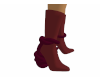 Knotted Garnet Boots