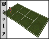 tennis court rug grass