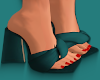 d| Teal Sandal Heels