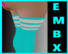 !EMBX Blue Socks Sporty
